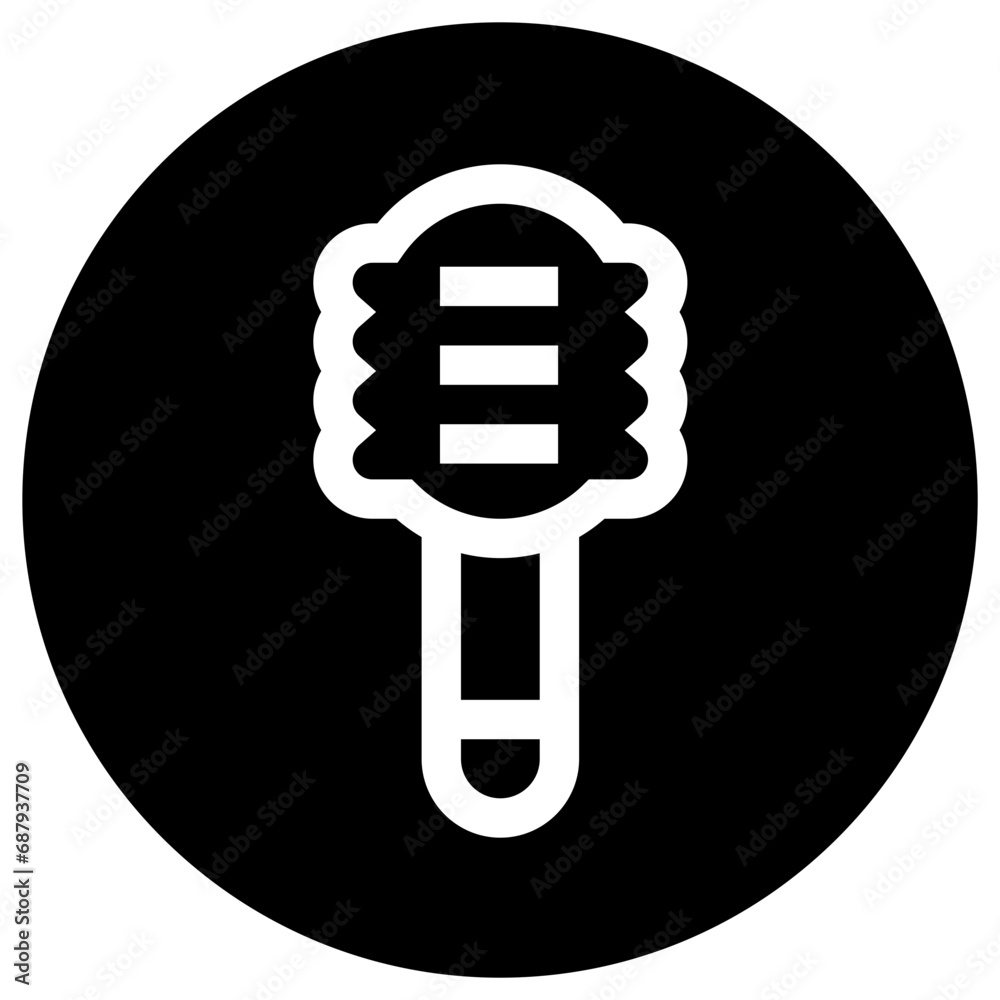 Brush Vector Icon Design Illustration