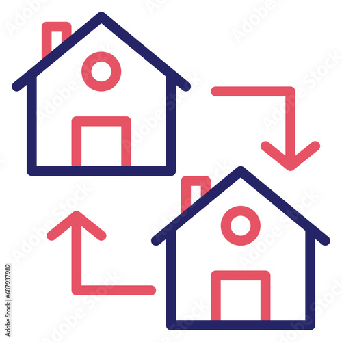 House Exchange Icon