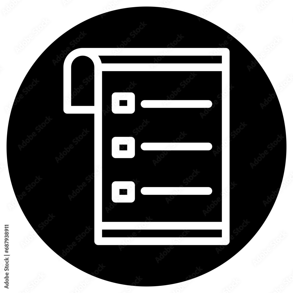 List Vector Icon Design Illustration List Vector Icon Design Illustration