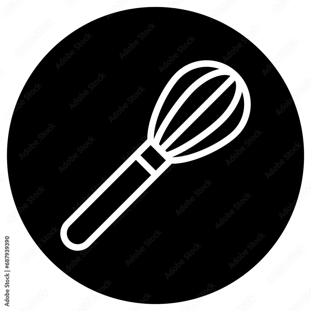 Whisk Vector Icon Design Illustration Whisk Vector Icon Design Illustration