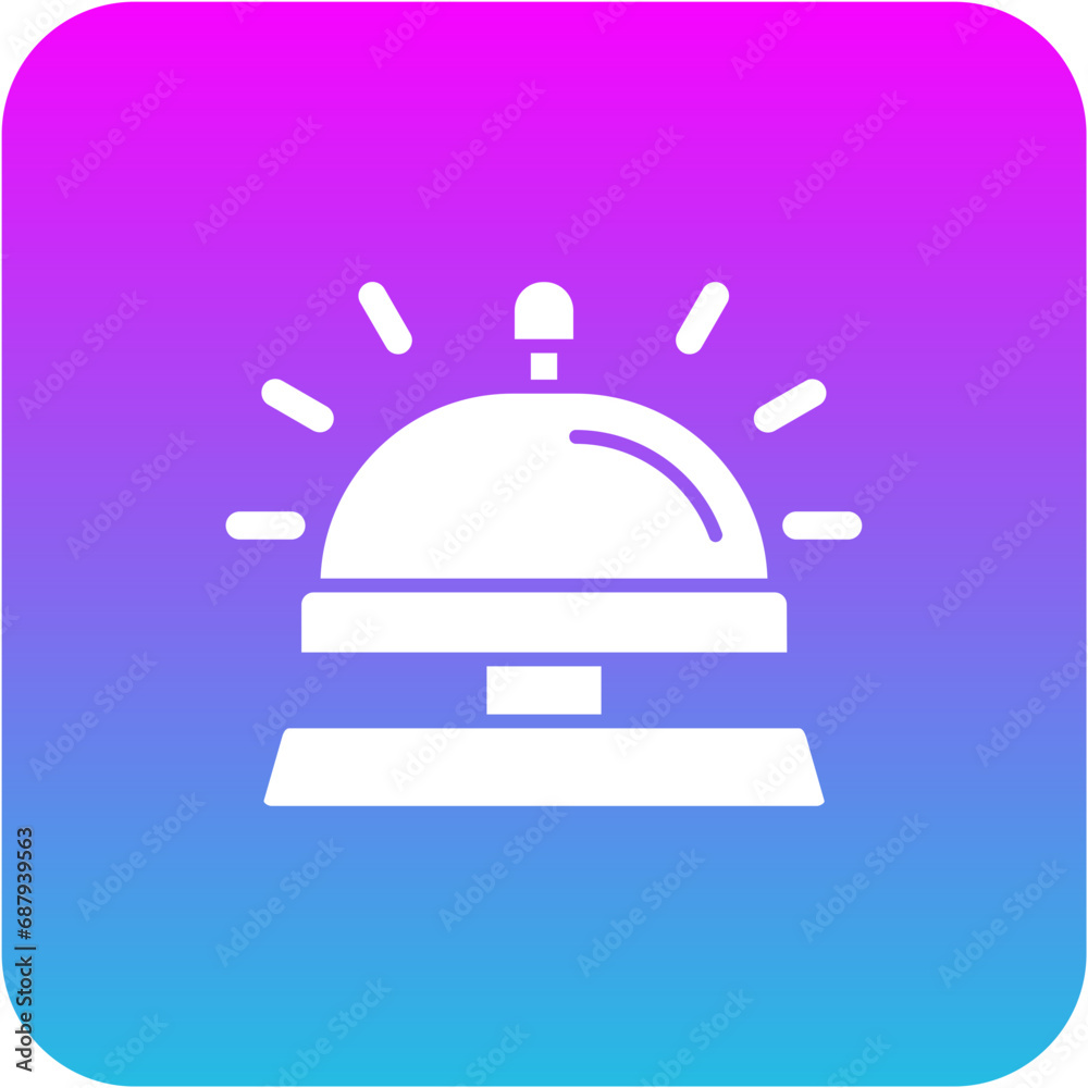 Fototapeta premium Reception Bell Icon
