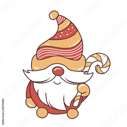 Christmas Gnome Illustration