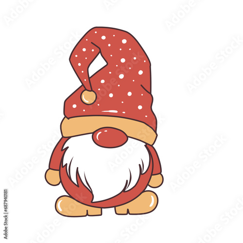Christmas Gnome Illustration