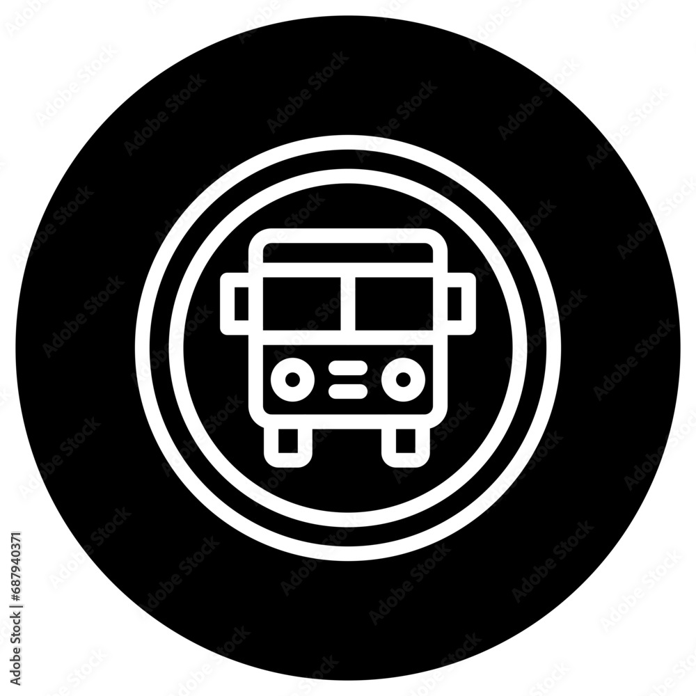 Bus stop Vector Icon Design Illustration Bus stop Vector Icon Design Illustration
