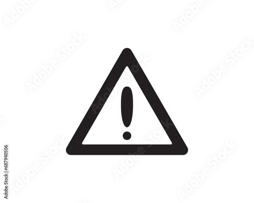 Document warning information file icon vector symbol design illustration