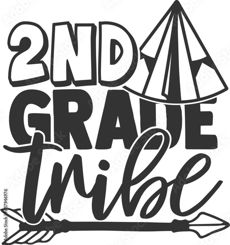 2nd Grade Tribe - Second Grade Illustration