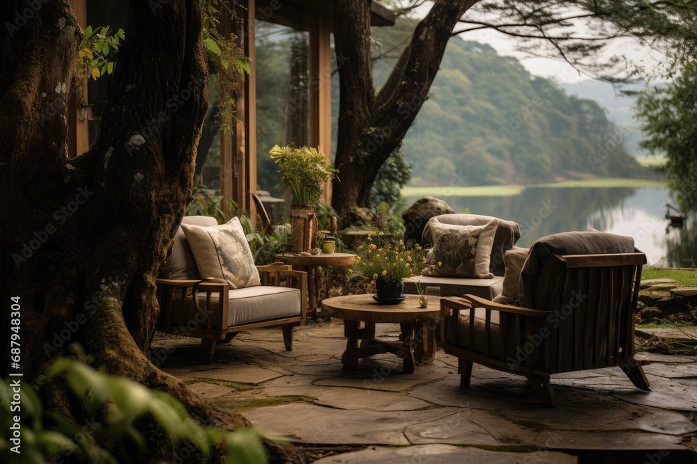 Tranquil Outdoor Retreat in Natural Surroundings Tranquil Outdoor Retreat in Natural Surroundings