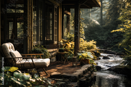 Tranquil Outdoor Retreat in Natural Surroundings © MyPixelArtStudios