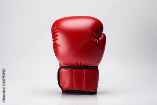 boxing glove, on an isolated white background, Generative AI © Box Milk