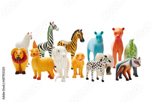 Chic ZooZap Animal Figures on White on a transparent background