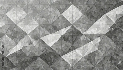white and gray background geometric style mesh of triangles mosaic template for your design illustration