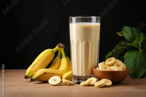banana and smoothie
