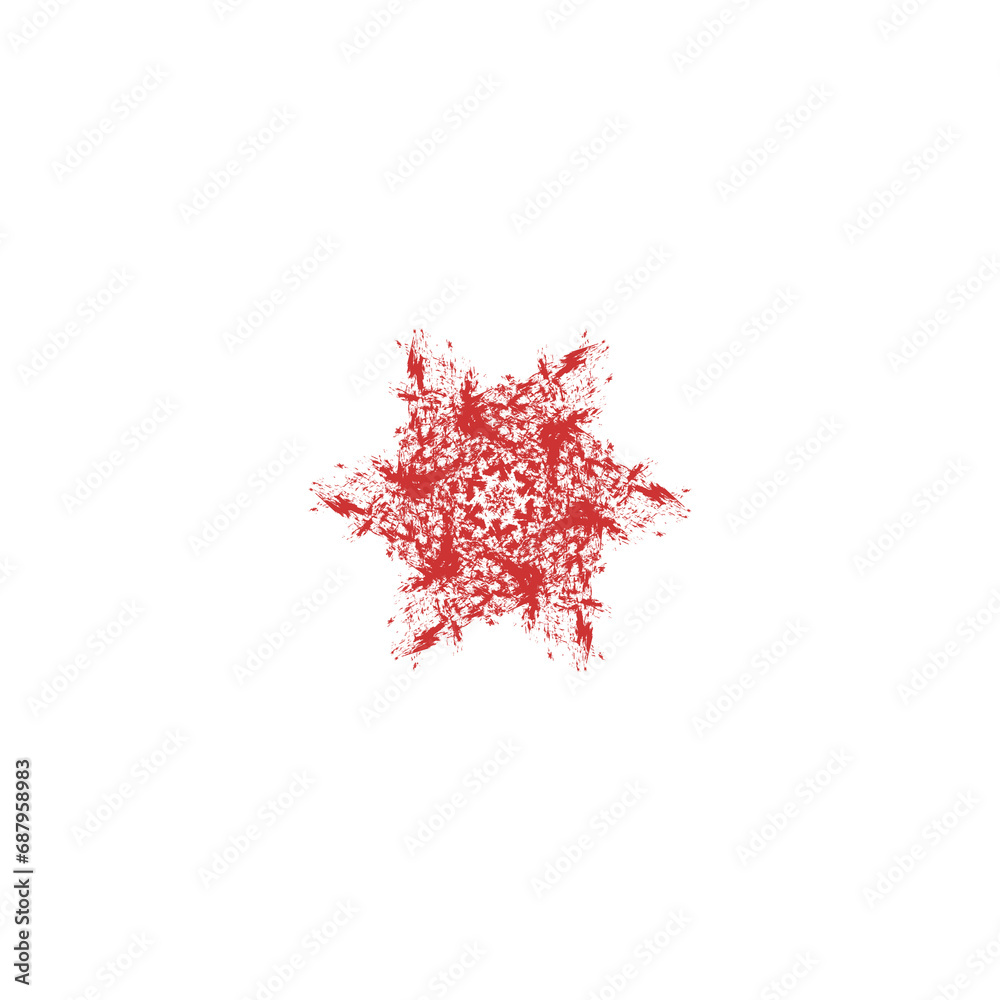 Naklejka premium Christmas snowflake for red race christmas, santa, holiday, xmas, american, snowflake, celebration, art, design, indian, snow, new, decoration, nature, winter, red, artwork, year, new year, snowflakes