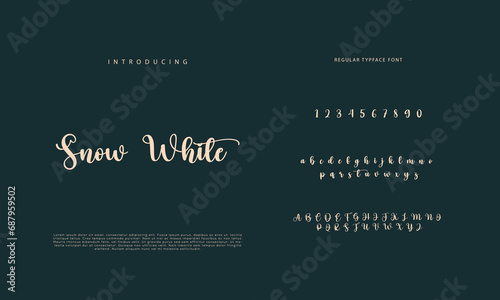 Signature font calligraphy logotype script brush font type font lettering handwritten