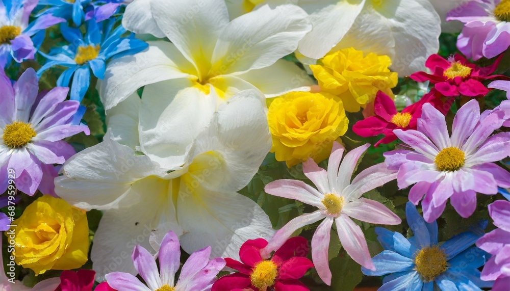 a beautiful background with colorful flowers that has a floral pastel appearance