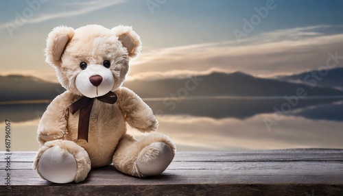 teddybear on background