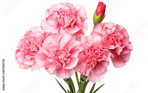 Carnation Bloom On Transparent PNG