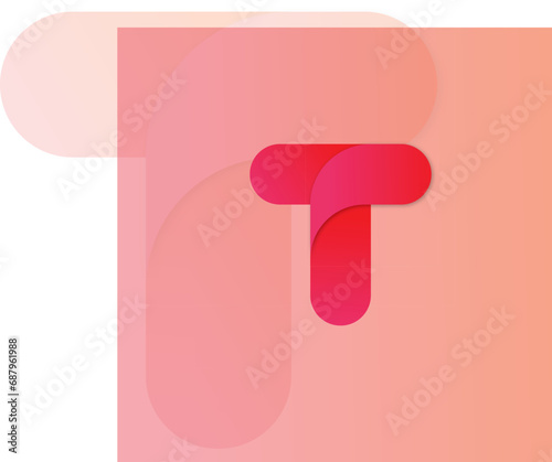 T-name gradient logo