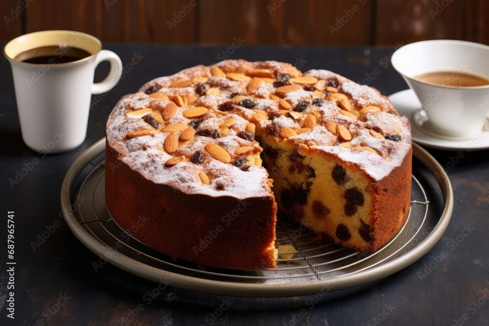 Dundee cake, dundee, cake, Scottish Christmas Cake, Scottish Whisky Cake, Dundee-Style Fruitcake, Dundee Style Cake, Scottish Dundee Fruit Cake, Scottish Fruitcake