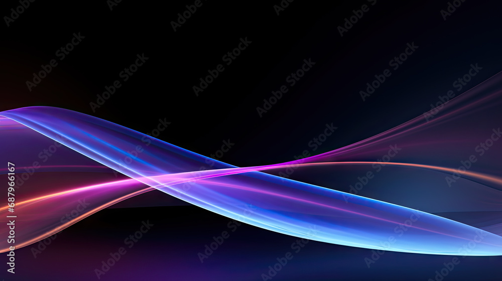 An abstract pattern formed by purple flowing curves. An abstract pattern formed by purple flowing curves.