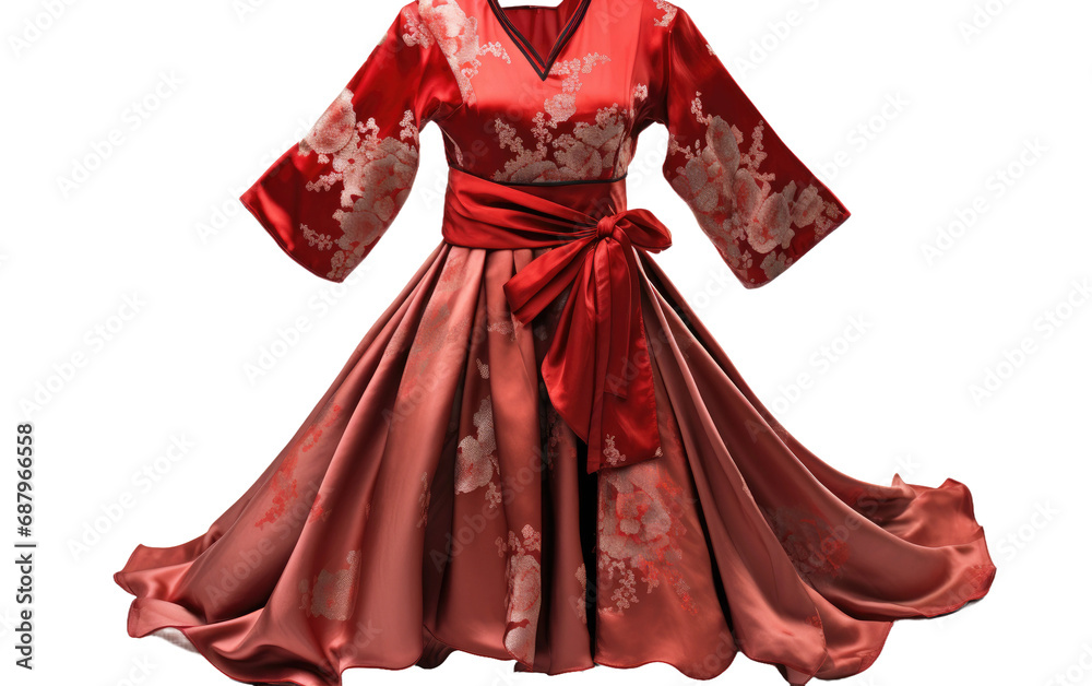 Chinese Style Dress On Transparent PNG