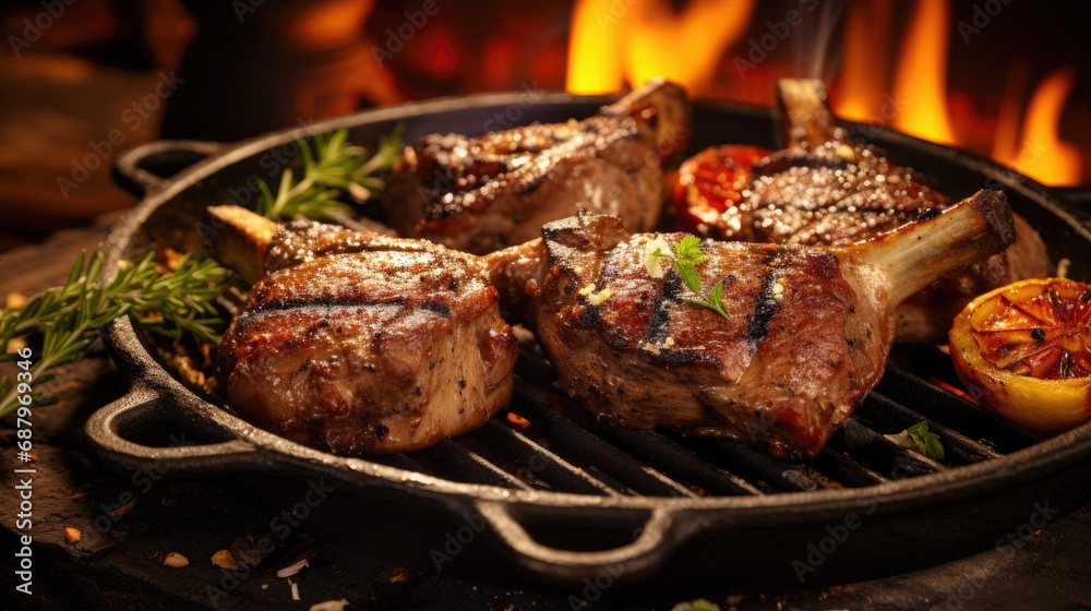 Grilled Lamb Chops - Bar-B-Q Cutlets for a Delicious Dinner