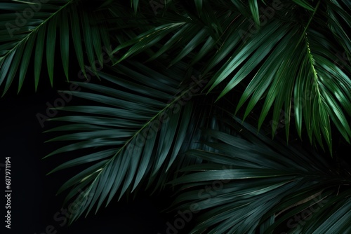 palm tree leaves © nataliya_ua