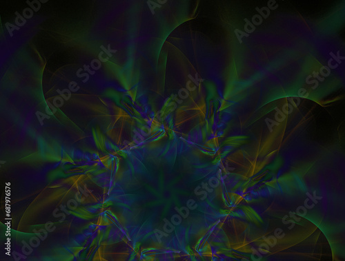 Imaginatory fractal abstract background Image