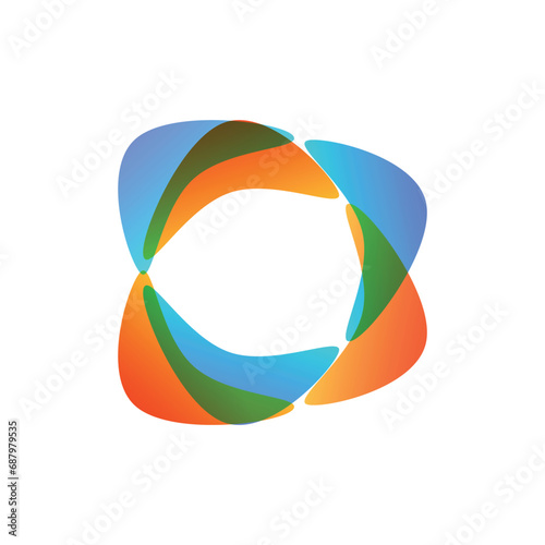 abstract colorfull logo design