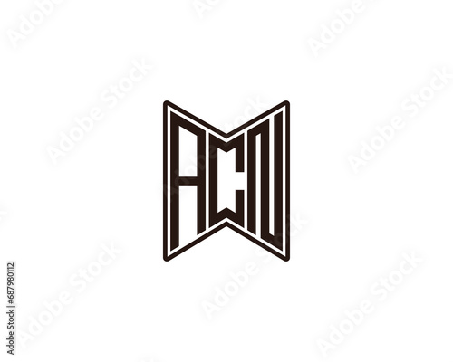 ACN logo design vector template