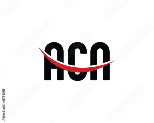 ACN logo design vector template