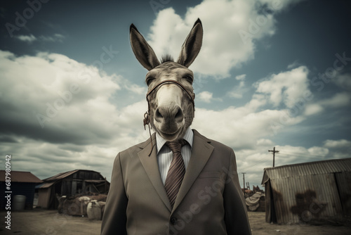 The donkey businessman