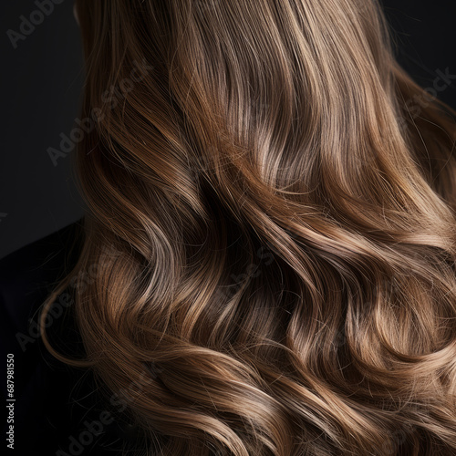 Eclipsing Elegance: Balayage Mastery on a Midnight Canvas