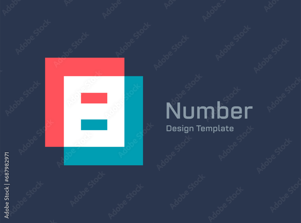 Number 8 logo icon design template elements Number 8 logo icon design template elements