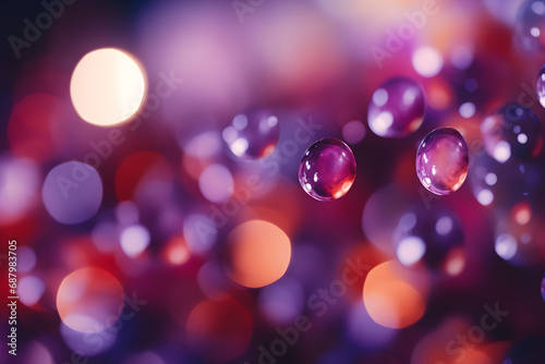 Holiday abstract background for open cards and booklets. Bright lights and blurry pattern.