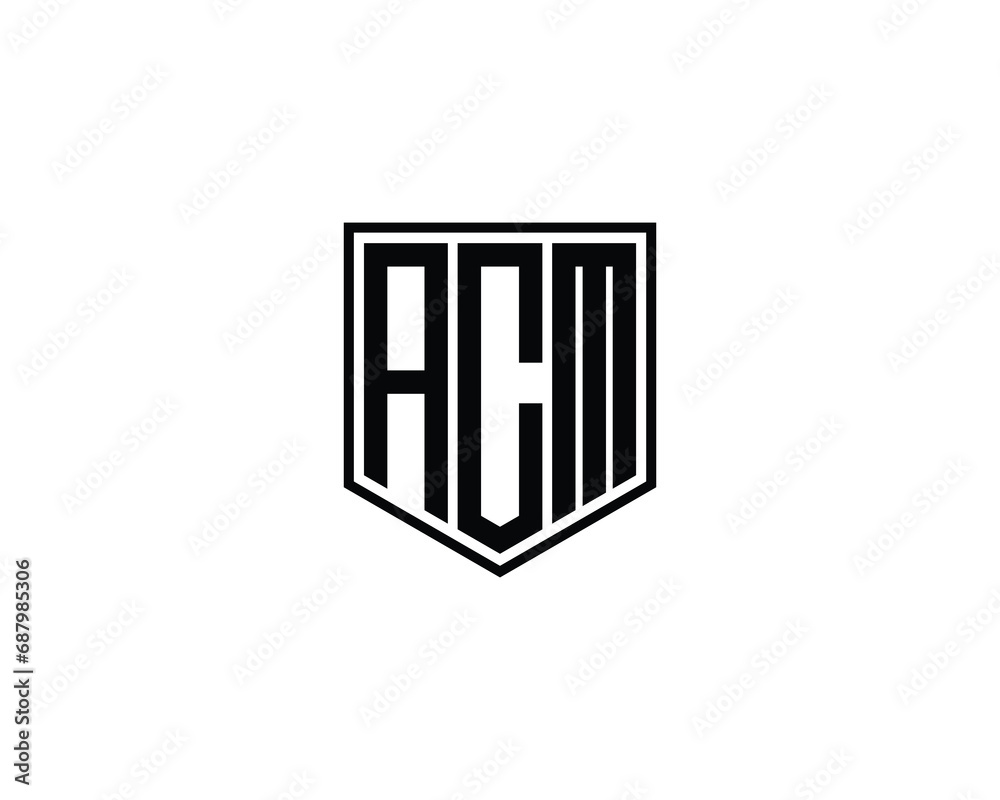 ACM logo design vector template ACM logo design vector template