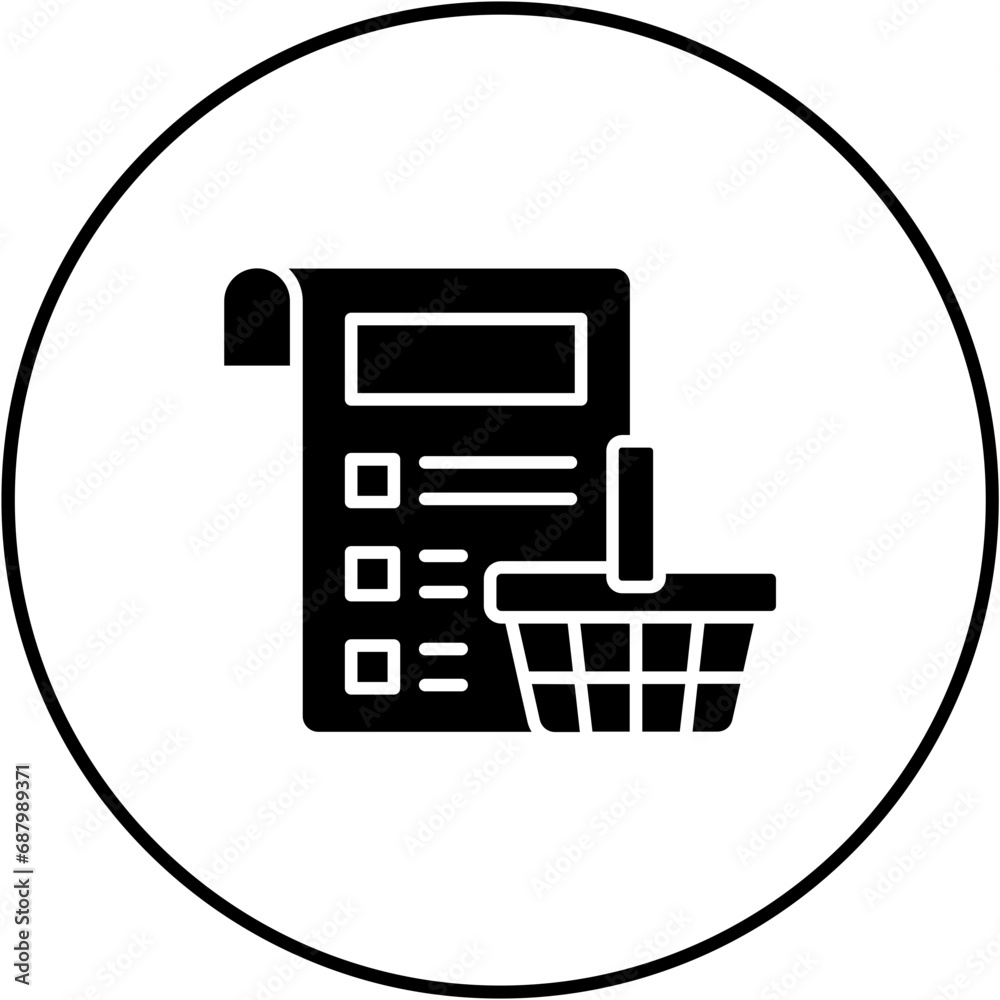 Shopping List Icon