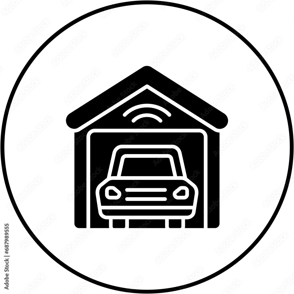 Smart Garage Icon Smart Garage Icon