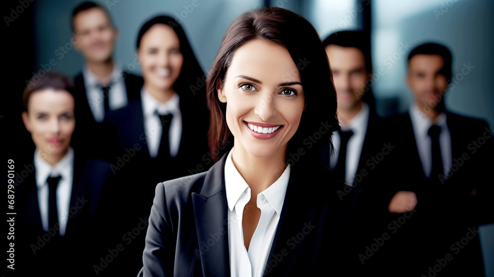 Decisive Leader Businesswoman With A Group - Close-knit Team. Legal Ai
Decisive Leader Businesswoman With A Group - Close-knit Team. Legal Ai