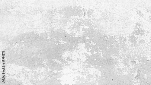 Dirty white paint concrete wall texture background. Old rough and grunge texture wall. Texture of cement wall.
