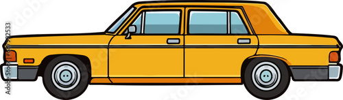 Taxi car clipart design illustration 