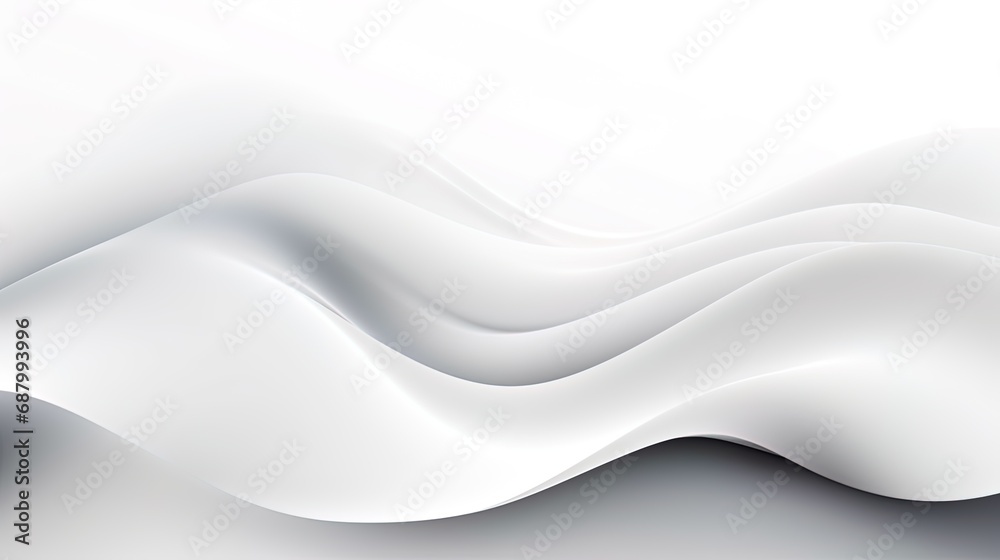Obraz premium Abstract white and grey background. polygonal art pattern style Geometry texture futuristic