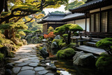 Traditional Japanese Tea Garden