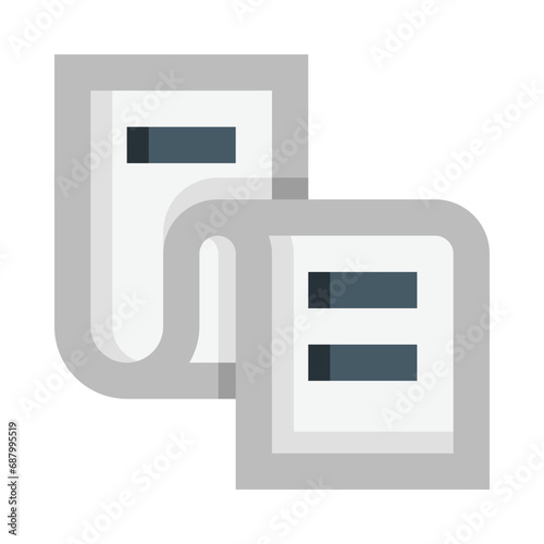 Rolled Diploma Color Flat Icon
