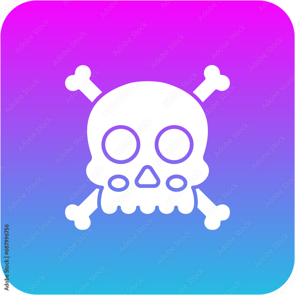Cute Skull Icon