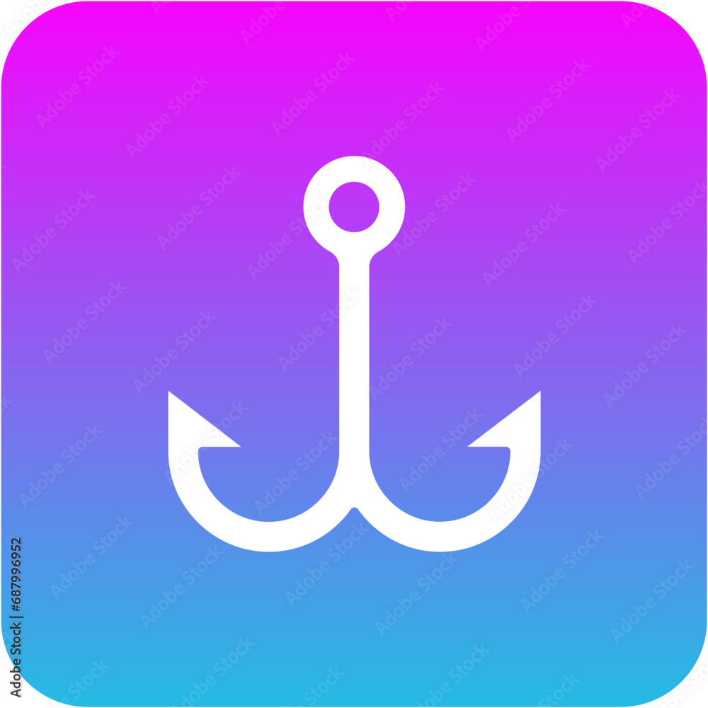 Fish Hook Icon Fish Hook Icon
