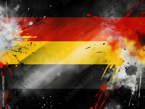 Germany national flag background  Germany flag weaving made by silk cloth fabric  Germany background  ai generated image