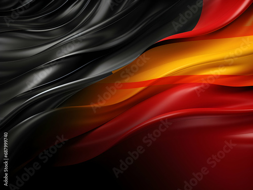 Germany national flag background, Germany flag weaving made by silk cloth fabric, Germany background, ai generated image