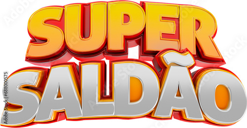 Canvas Print selo 3d ofertas de supermercado social media super saldao mega promocao