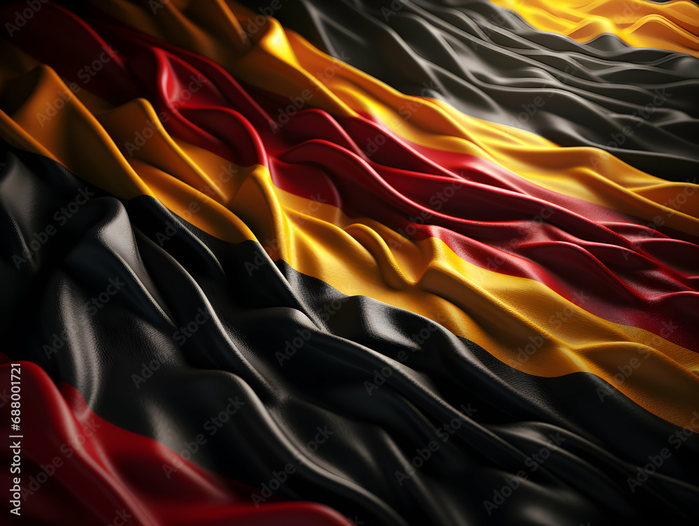 Germany national flag background, Germany flag weaving made by silk cloth fabric, Germany background, ai generated image Germany national flag background, Germany flag weaving made by silk cloth fabric, Germany background, ai generated image